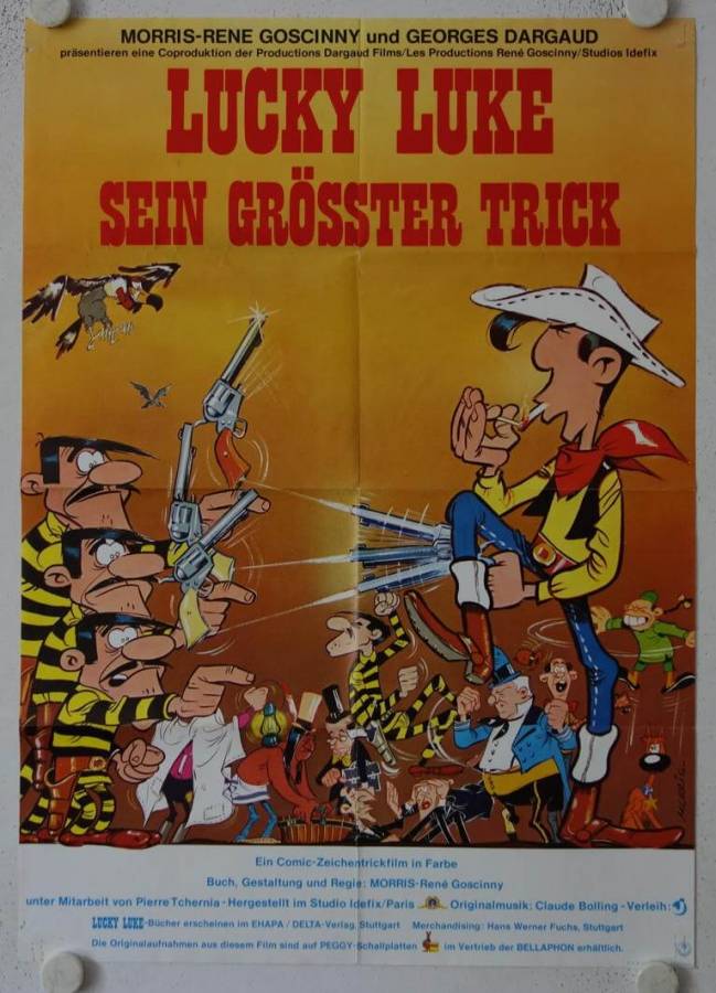 Lucky Luke - Ballad of the Daltons original release german movie poster